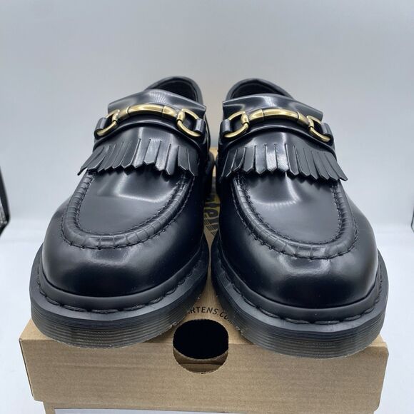 Dr Martens Adrian Snaffle Loafers Black Adult EU 38 USM 6 USL 7 Tassels NWB main image 9